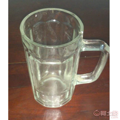 玉晶批發高白料帶把扎啤杯——貨號2416與2414產品介紹